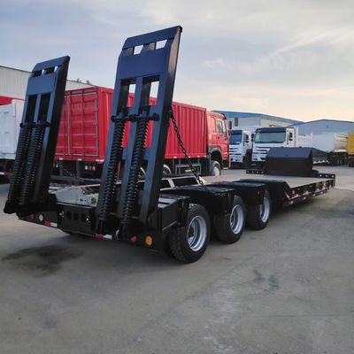 شراء شاحنة نصف شاحنة جديدة ذات 3 محاور مقطورة منخفضة الوزن 60 طن online manufacture