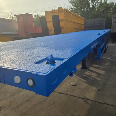 شراء الحمولة القصوى 30 طن 20FT 40FT 45FT حاوية شاحنة سرير مسطحة لنقل مواد البناء online manufacture