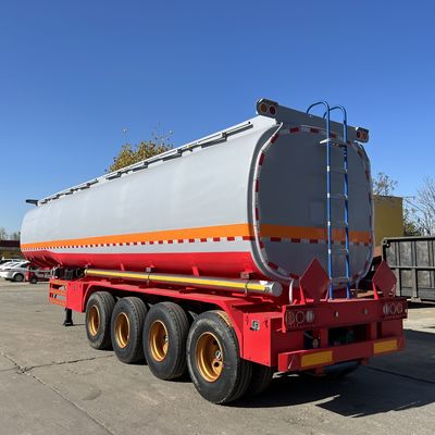شراء مقطورة خزان النفط الساخن القابلة للتخصيص مع 50 طن أقصى حجم الحمولة 11800 * 2500 * 3700mm تعليق ميكانيكي online manufacture