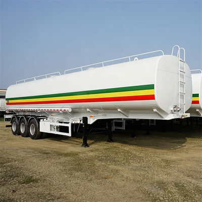 شراء ناقلات النفط Lpg شبه مقطورات ثلاثي المحور تعليق ميكانيكي / هوائي ثقيل مع إطارات 12r20 online manufacture
