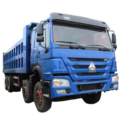 سعر جيد 2012 الديزل المستخدم SINO TRUCK hovo 371 375HP 8x4 6x4 شاحنة تيبر مع محرك يورو 2 الانترنت