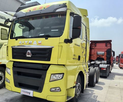 سعر جيد شاحنة جرار سيتراك C7H سينوتروك المستعملة 6x4 540HP وحدات جرار الديزل يورو 4 الانترنت