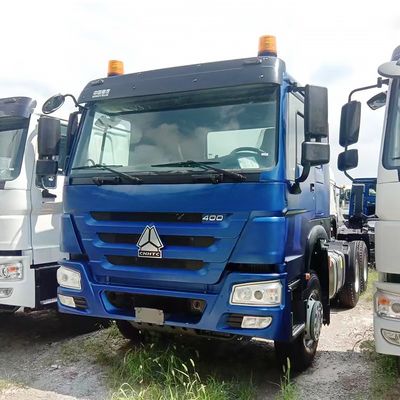 سعر جيد شاحنة سينوتريك مستعملة HOWO 371 380 400 430HP 6X4 رأس شاحنة الجرار مع ناقل نقل يدوي الانترنت
