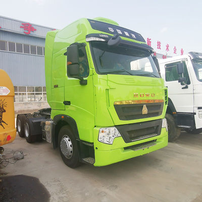 سعر جيد HOWO T7H 6X4 10 عجلات مقطورة شاحنة رأس الجرار يستخدم مع نظام التحكم في السرعة العادية الانترنت