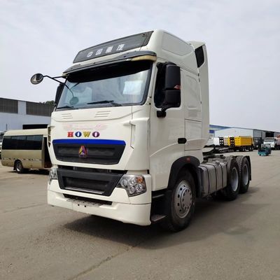 سعر جيد اليد الثانية HOWO T7H 6X4 EURO 5 جرار رأس شاحنة الانترنت