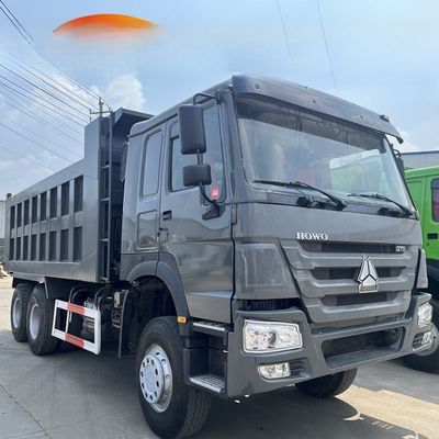 سعر جيد المستخدمة Howo 6x4 الأرض تيبر شاحنات القمامة 10 عجلات 20 30 40 طن 371HP LHD لتحريك الأرض الانترنت