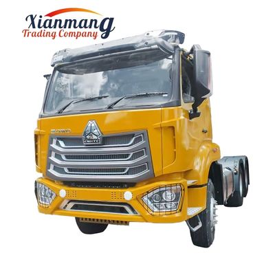 سعر جيد شاحنة سينوتراك هوهان E7G 6x4 10 عجلات رئيسية محرك مقطورة رأس شاحنة مع ناقل نقل يدوي ومكيف الهواء الانترنت