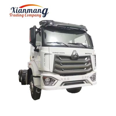 سعر جيد اليد الثانية 6 * 4 10 عجلات 400HP Howo NX الحصان شاحنات الجرار مع النافذة اليدوية WEICHAI المحرك الانترنت