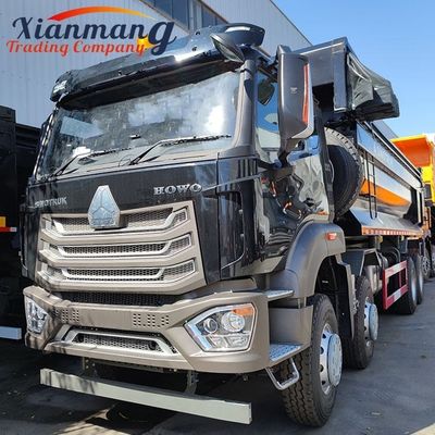 سعر جيد رقم التحول إلى الأمام 10 400HP شاحنة Howo Tipper 6x4 8x4 شاحنة قمامة مع HW76 كابينة الانترنت