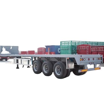 سعر جيد 3 و 4 محور 40ft 50ft 60ft حاوية شقة ملقط تنزانيا مستعمل شقة شقة نصف ملقط للبيع الانترنت