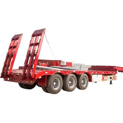 سعر جيد XM مجموعة 4 محور قاع السرير مقطورة الهيدروليكية الحمل الأمامي عقدة الجوز القابلة للفصل Lowboy نصف مقطورة لنيجيريا الانترنت