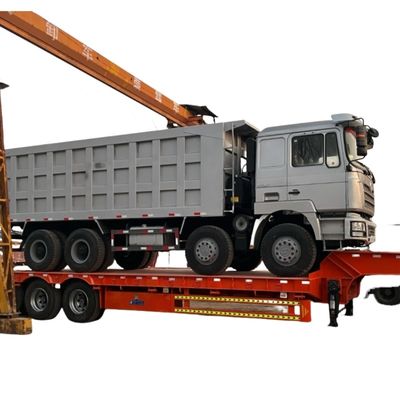 سعر جيد ثلاثي محور 80 طن Lowboy نصف مقطورة قابلة للفصل Gooseneck Lowbed مقطورة لتنزانيا الانترنت