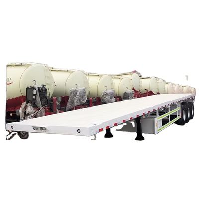 سعر جيد قابلة للتخصيص 3 4 محور 12.5M 40ft سطح نصف مقطورة حاوية سطح سيارة شاحنة للبيع الانترنت
