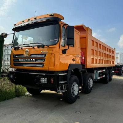 سعر جيد RHD 8X4 شاكمان شاحنة القمامة مجهزة بمحرك WEICHAI WP12.375E53 وخيار تخصيص الانترنت