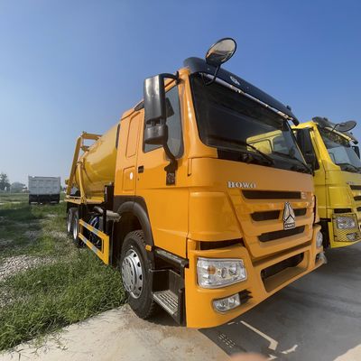 سعر جيد كيفية العمل الثقيل 6 عجلات شاحنة الصرف الصحي 10/13 سي بي إم نفايات التخلص مع وظيفة إفراز الضغط و 12 طن الوزن المحدد الانترنت