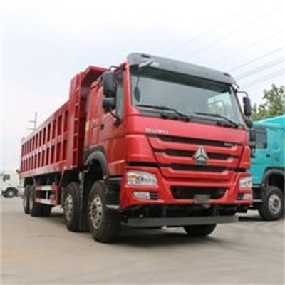 سعر جيد القيادة اليمنى القابلة للتخصيص 8x4 Sinotruck Howo شاحنة قمامة مع 380 حصان و 8.2 متر بطول صندوق الشحن Zz3317n4667e1 الانترنت