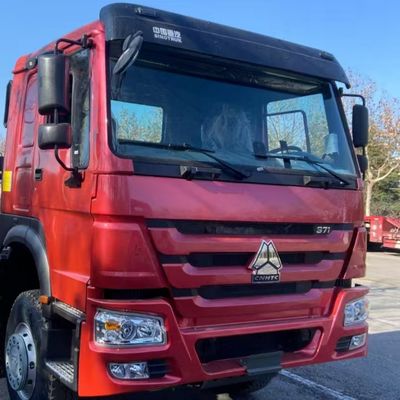 سعر جيد محرك الديزل يورو 2 HOWO 6X4 371HP شاحنة قمامة 10 عجلات 21-30 طن سعة تحميل 6800 * 2500 * 3200mm سعة المحرك 8L الانترنت