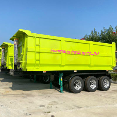 سعر جيد 24m3 3 محور القمامة نصف مقطورة U-Shaped دلو القياسية (حجم 9400mm × 2400mm × 3300mm) الانترنت