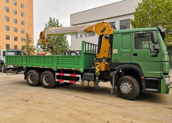 سعر جيد Sinotruk Howo7 Green 12T 6x4 الهيكل الجاذبية الرافعة تباع بشكل جيد في أفريقيا. الانترنت