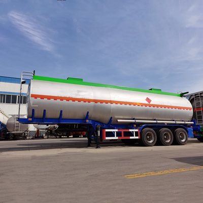 سعر جيد 45000L نصف مقطورة مع تعليق ميكانيكي مع محور أصلي من 3 محاور وإطارات 12R20 لنقل النفط الخام الانترنت