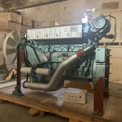 سعر جيد سينوتراك هووو شاحنة مستعملة قطع غيار 371 HP WD615.47 6 أسطوانات محرك الديزل التجميع الانترنت